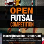 Sign up for the open futsalcompetition!