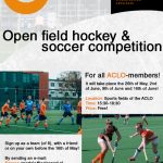 Open field hockey & soccer competition!
